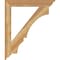 Ekena Millwork Balboa Traditional Rough Sawn Bracket, Western Red Cedar, 4"W x 32"D x 38"H BKT04X32X38BOA01RWR - alternate 4